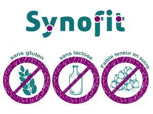 Synofit sans gluten, lactose et faible en sucre